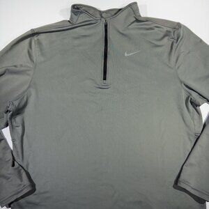Nike Men s Running Top Dri Fit Pullover Athletic 1/2 Zip Gray - Size XXL